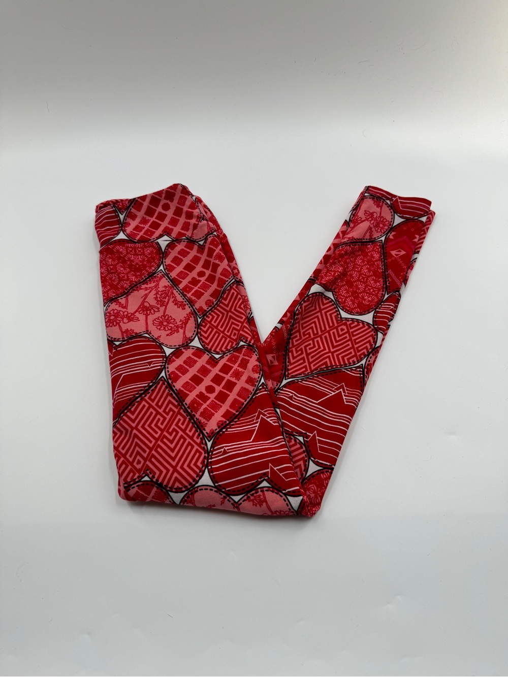 LuLaRoe Valentine's Heart Leggings – Women's One Size